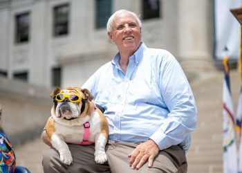 Gov. Justice Owes $158 Million, but… Look At Baby Dog!