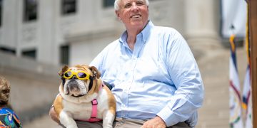 Gov. Justice Owes $158 Million, but… Look At Baby Dog!