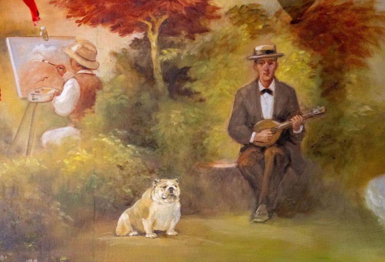 Huntington Man to Take on the State Over Bulldog Mural Controversy